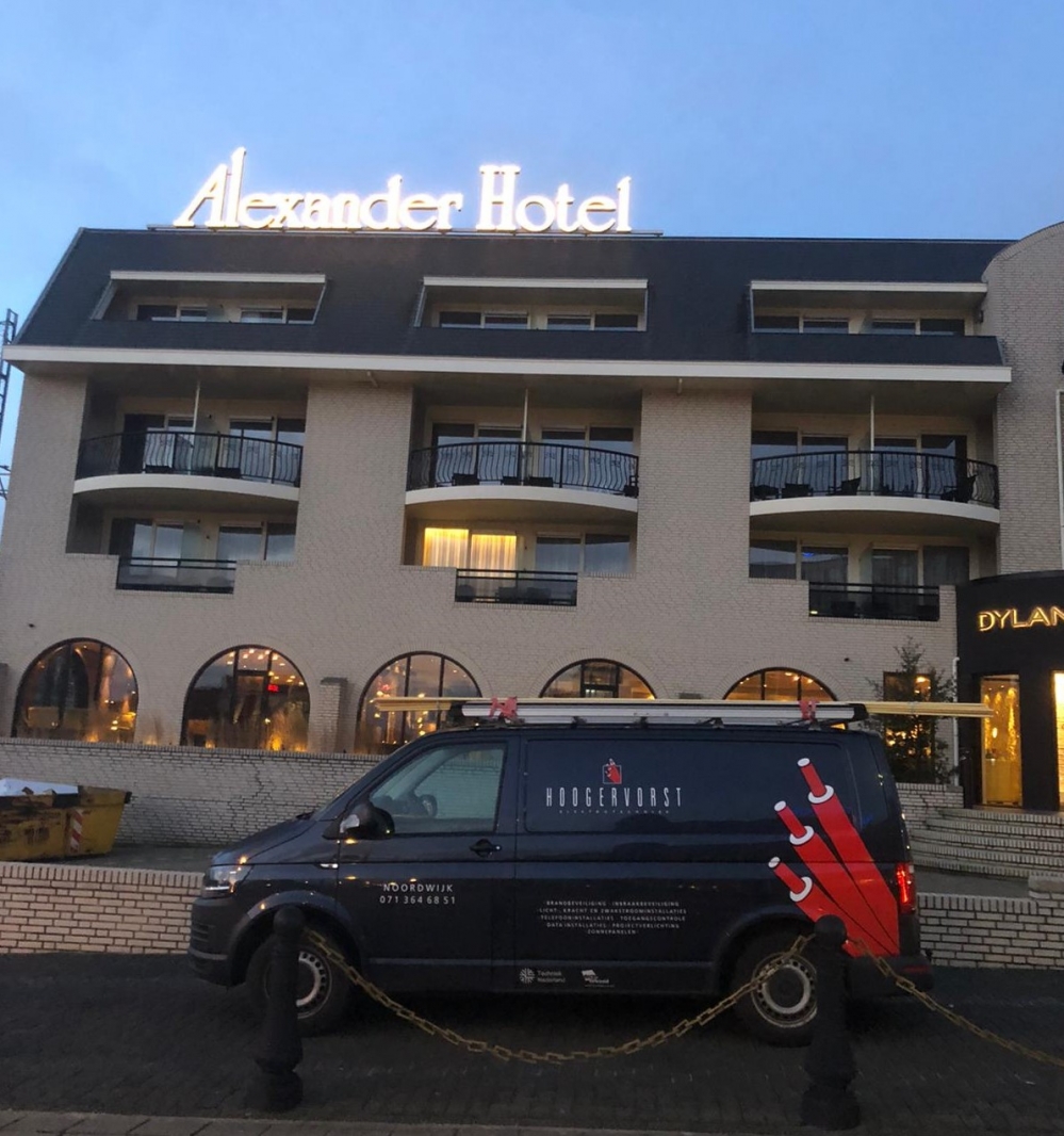 Alexander hotel verbouwing kamers parkeergarage hoogervorst elektrotechniek noordwijk 1